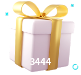 Receba seus bônus de boas-vindas no 3444