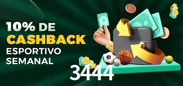 10% de bônus de cashback na 3444